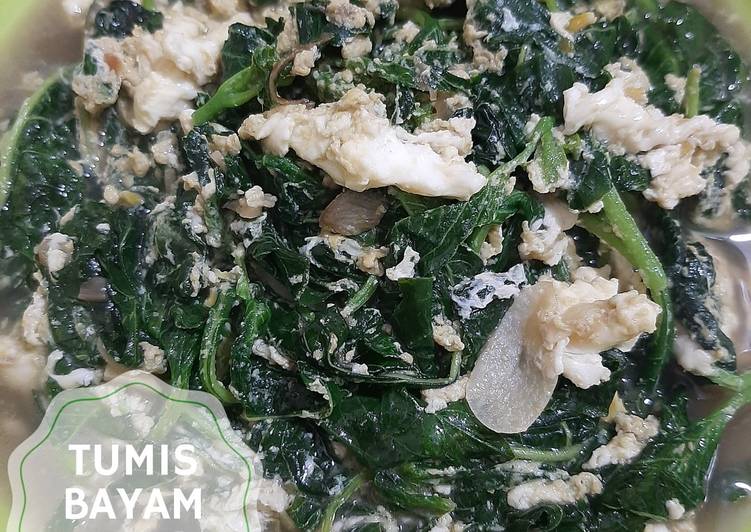 Bumbu Menyiapkan Tumis Bayam Telur Lezat