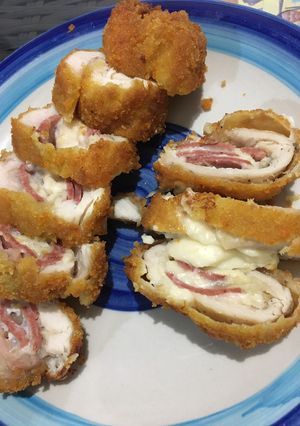 Foto resep Chicken cordonbleu mini