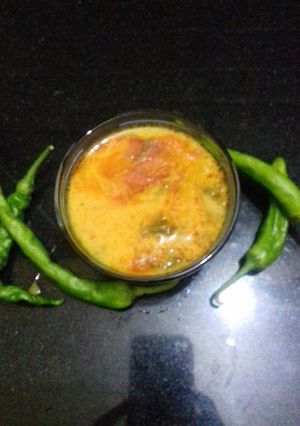 पालक की कढ़ी (palak kadhi recipe in hindi) रेसिपी मुख्य फोटो