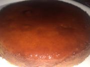 Una foto de budin de pan integral