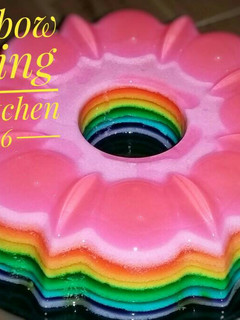 Foto resep Rainbow Puding