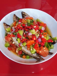 Foto resep 54. Ikan cue sambal siram