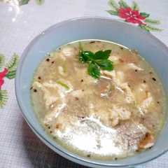 รูปของ Sup Telur Serabut dan Sosis