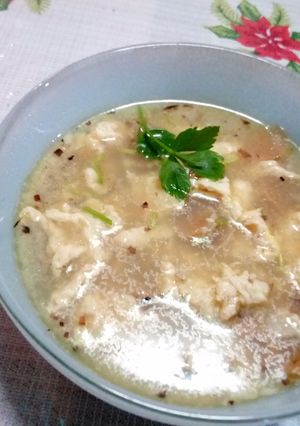 Foto resep Sup Telur Serabut dan Sosis