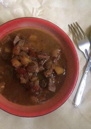 Foto resep Tumis Ati Ampela Ayam Kentang Kuah Kecap