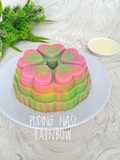 Puding Nasi Rainbow