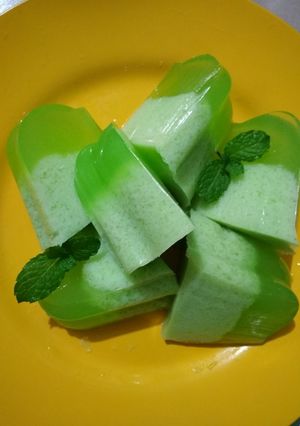 Foto resep Agar-agar lumut melon