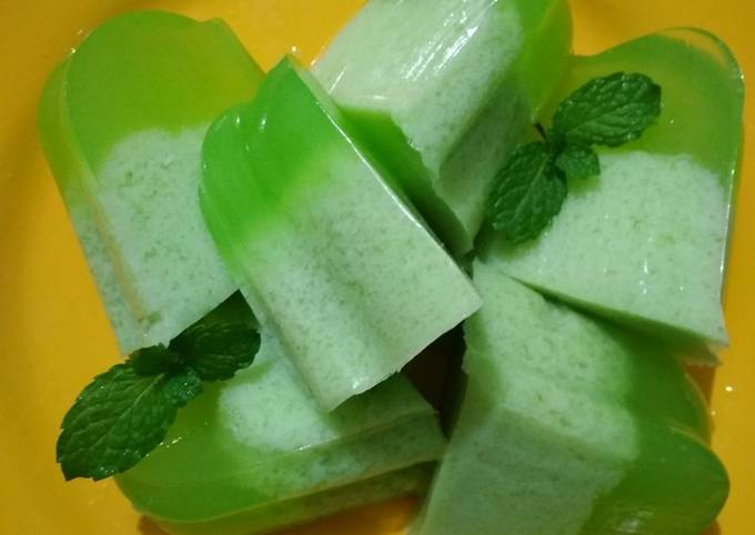 Agar-agar lumut melon