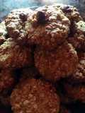 Galletitas de avena con harina integral y pasas