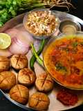 Rajsthani Dal Baati Churma thali (lunch or dinner)