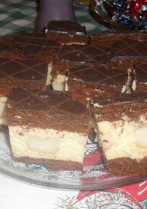 Babapiskótás mézes krémes recept fotója