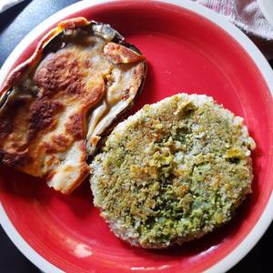 Brócoli tres en uno (Torrejas, hamburguesas y al gratén)