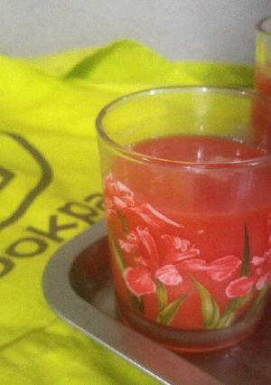 Foto resep Smoothies semangka pepaya
