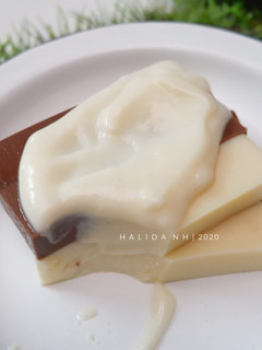 Foto resep Puding Coklat 3 layer + Fla