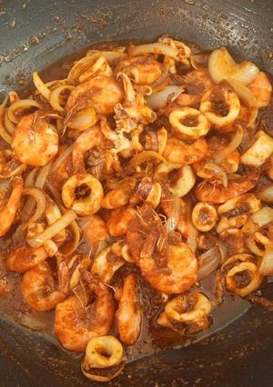 Foto resep Seafood masak padang