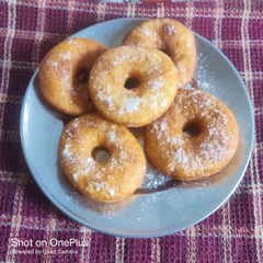 A picture of Donuts 🥯 (Without Yeast Without Oven).