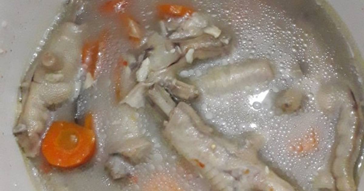 Resep Kaldu Ceker Ayam MPASI (Slow Cooker) oleh Risa Indriani Cookpad
