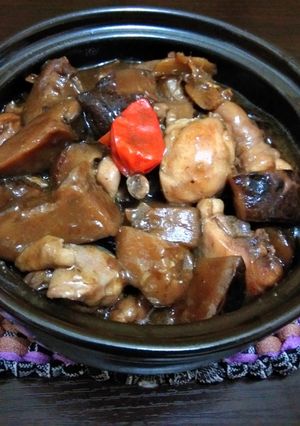 Foto resep Ayam Masak Jamur Sitake kering
