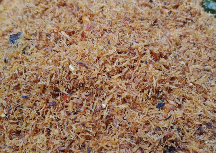 Resep Serundeng/srundeng kelapa hajatan, Enak Banget