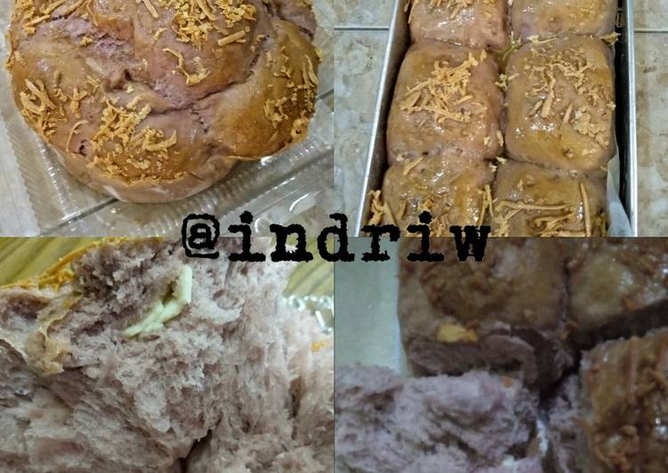 Roti Kasur/Sobek Ubi Ungu isi Keju