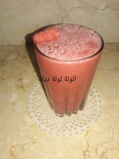 صورة لوصفة عصير البطيخ