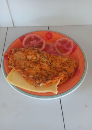 Una foto de Tortilla de zanahoria