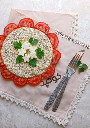 عکسی از دستور صبحانه رژیمی 🌸 تخم مرغ و جودوسرپرک