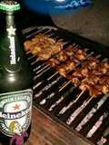 Corazoncitos de pollo a la parrilla