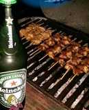 Corazoncitos de pollo a la parrilla