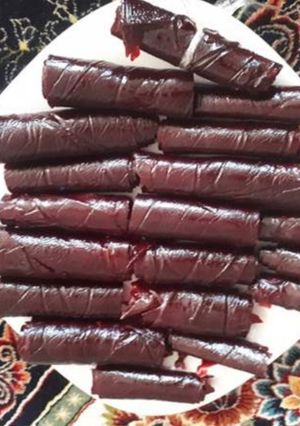 عکسی از دستور لواشک آلبالو و زرد آلو