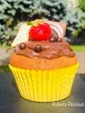 Muffin al latte condensato e nutella