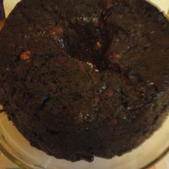 A picture of Black Fruitcake, The one with no wheat flour.