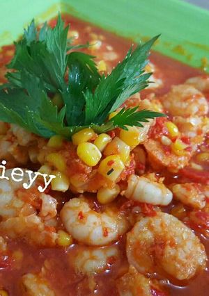 Foto resep Balado Udang Kupas