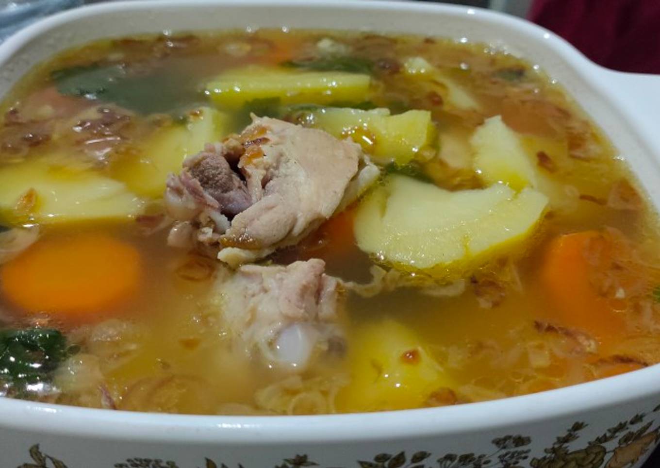 Sop ayam sederhana