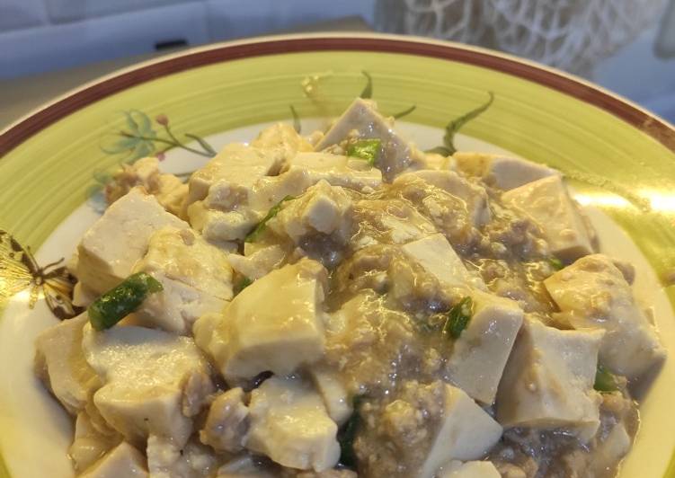 Cara Membuat Mun Tahu Sapi / Mapo Tahu (mpasi 1+) yang Renyah