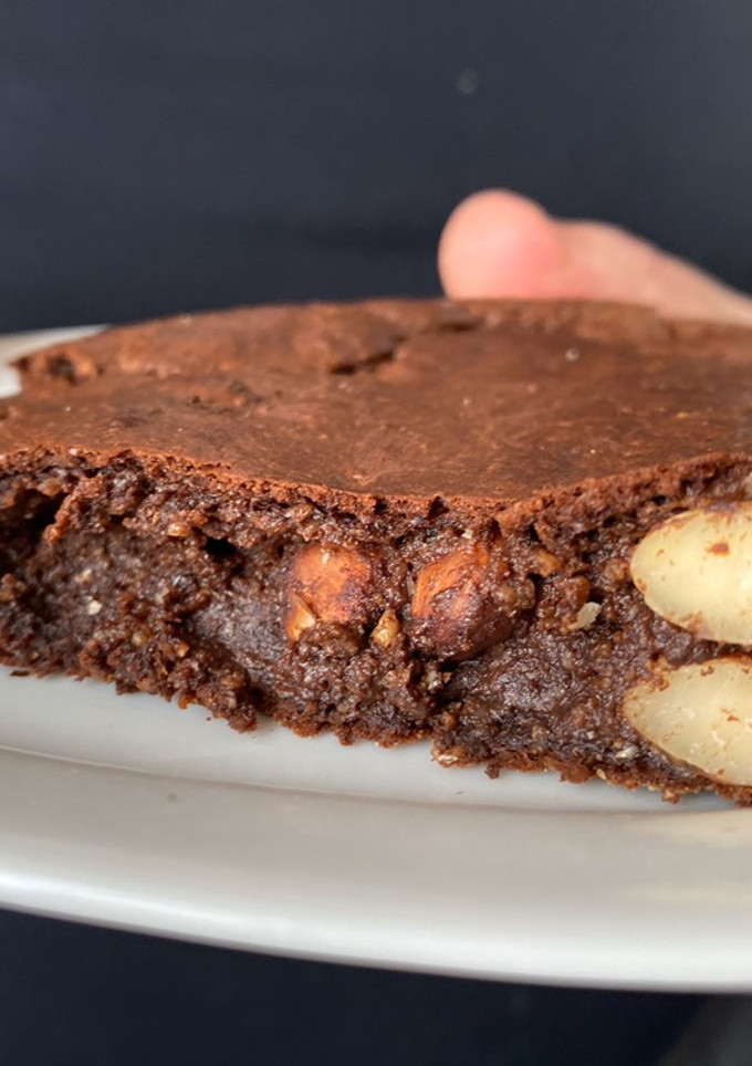 Una foto de Brownie saludable! Sin azúcar