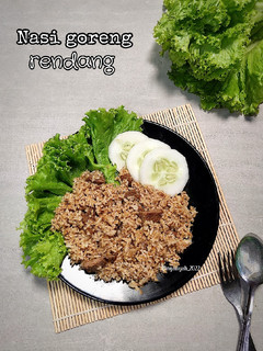 Foto resep Nasi goreng rendang