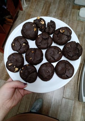 Una foto de Cookies de chocolate y nueces