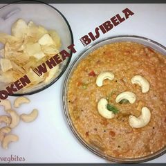 A picture of BrokenWheat BisiBelaBath Recipe.