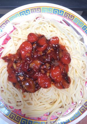 Foto resep Spaghetti Sosis Versi Anak Kos