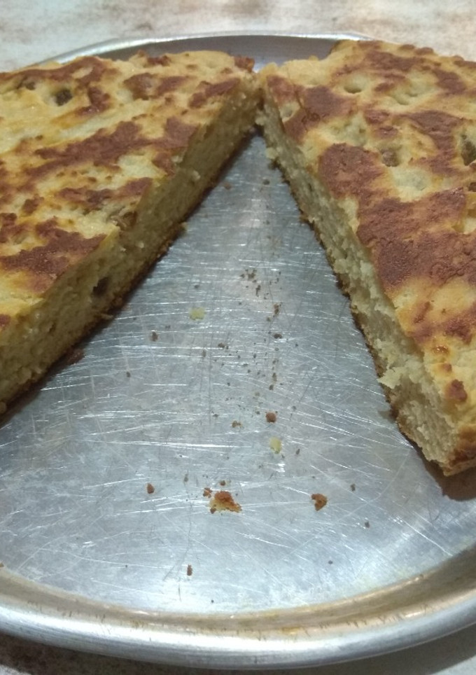 Una foto de Torta con chicharrones (sin gluten)