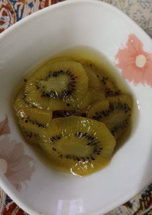 عکسی از دستور مربای کیوی