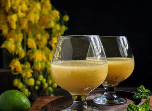 A picture of Smokey and Refreshing Aam Panna.