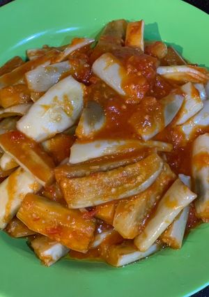 Foto resep Vegetarian terung putih saus tomat