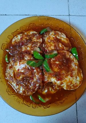 Foto resep Balado telur mata sapi