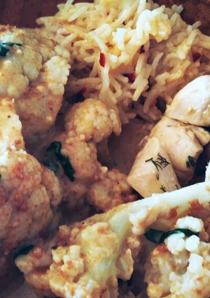 Una foto de Bowl de curry de cacahuete