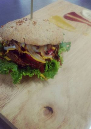 Una foto de Hamburguesas veganas!