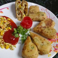 A picture of Stuffed Cheese Cutlets.