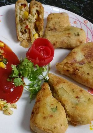 A picture of Stuffed Cheese Cutlets.