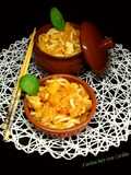 Fideos Udon con salsa agridulce, pollo y piña